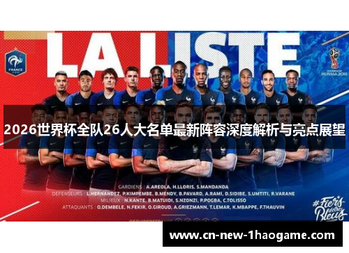 2026世界杯全队26人大名单最新阵容深度解析与亮点展望